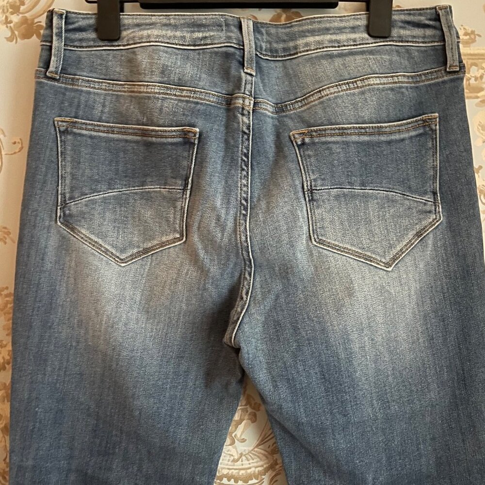 Driftwood Womens Floral Embroidered Straight Leg Jeans Size 32 Boho Denim Y2K - Picture 8 of 13